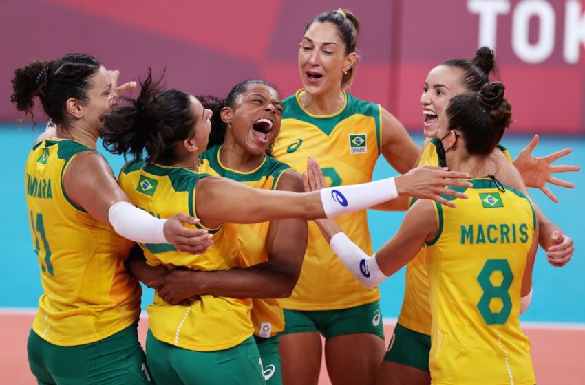  Brasil sobrevive à batalha e vence a República Dominicana no vôlei feminino